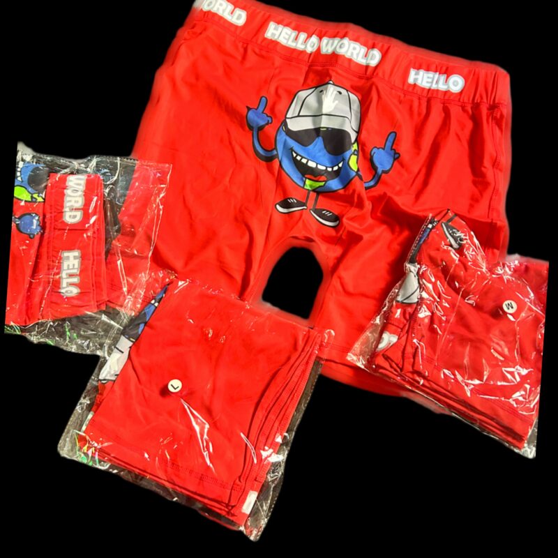 Red boxer briefs