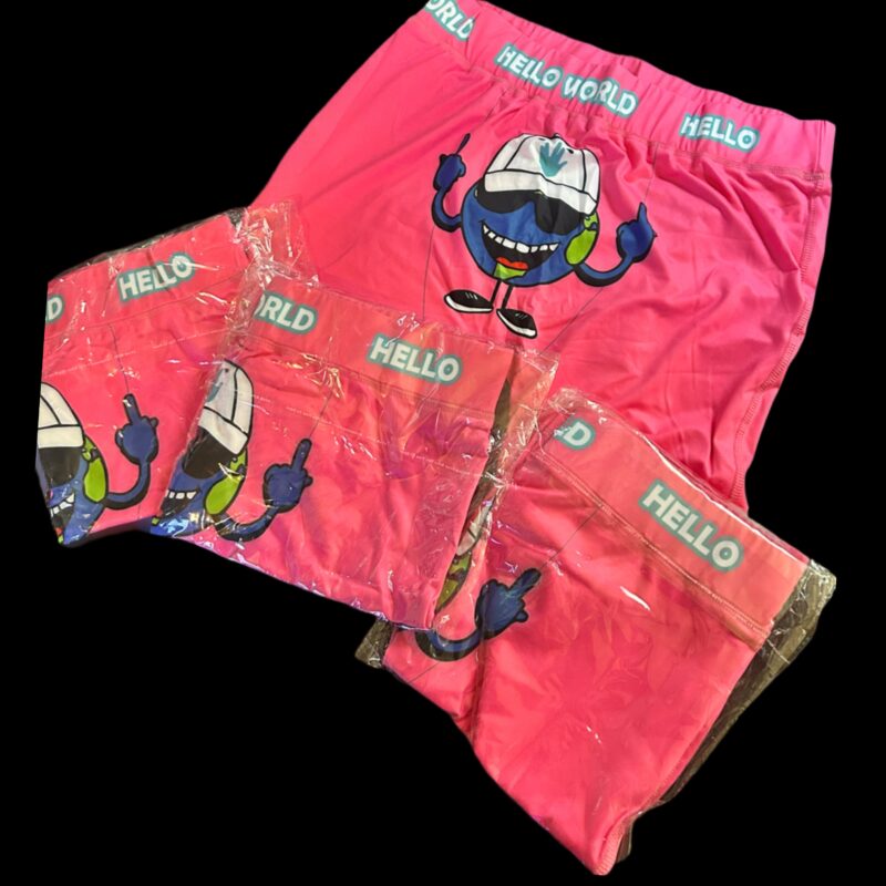 Pink/Turquoise boxer briefs