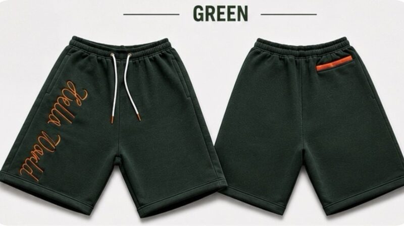 Youth Green/Orange HW shorts